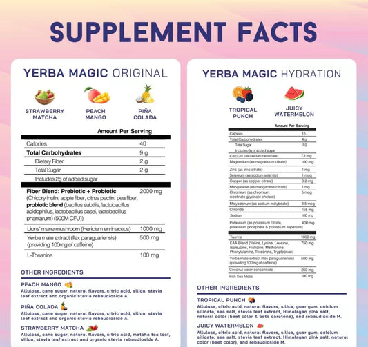 Yerba Magic | Yerba Mate Instant Tea Powder | Peach Mango - New Trendings