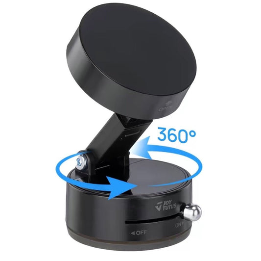 Joytutus 360° Rotatable Vacuum Suction Car Phone Holder Universal for Apple & Android with Powerful Suction GPS Navigation Hands - Free Calls Compact Design - New Trendings