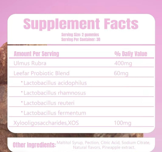 LEEFAR Her Juicy Feminine Probiotics Gummies – pH Balance & Dryness Relief, 60 Count - New Trendings