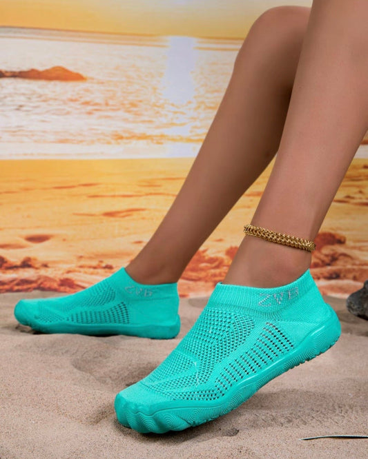 Women's Wide - Fit Breathable Water Shoes with Polyester Upper and EVA Sole, Casual All - Season Style, Ideal for Swimming, Camping and Yoga - New Trendings